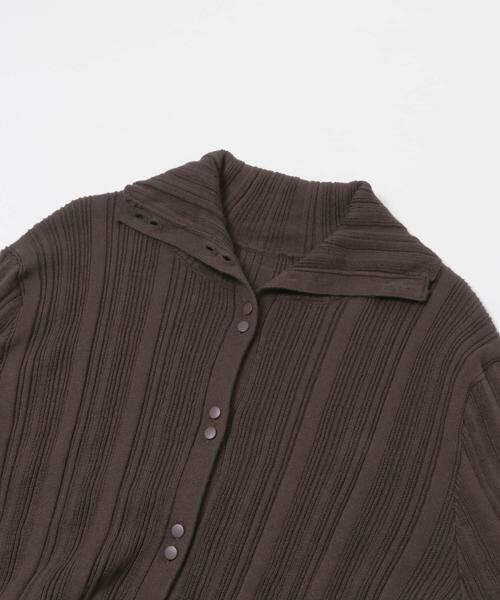 KBF / ケービーエフ ニット・セーター | ボタンアップランダムRIBニット | 詳細7