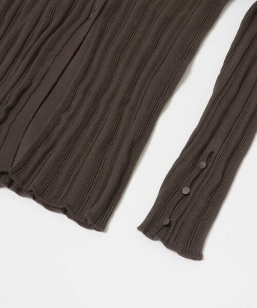 KBF / ケービーエフ ニット・セーター | ボタンアップランダムRIBニット | 詳細8