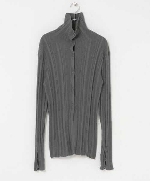 KBF / ケービーエフ ニット・セーター | ボタンアップランダムRIBニット | 詳細19