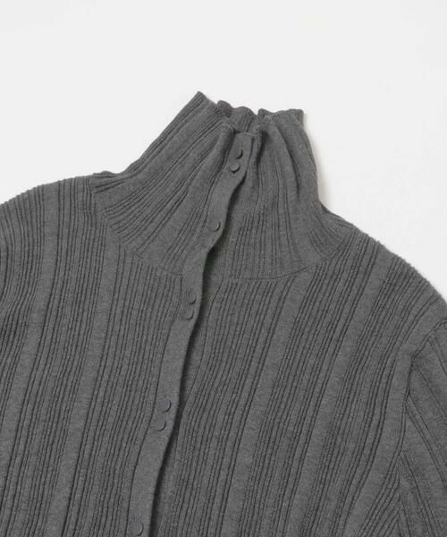 KBF / ケービーエフ ニット・セーター | ボタンアップランダムRIBニット | 詳細20