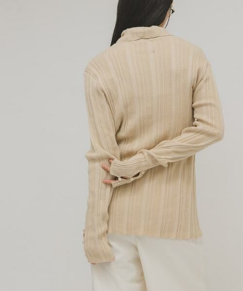 KBF / ケービーエフ ニット・セーター | ボタンアップランダムRIBニット | 詳細24