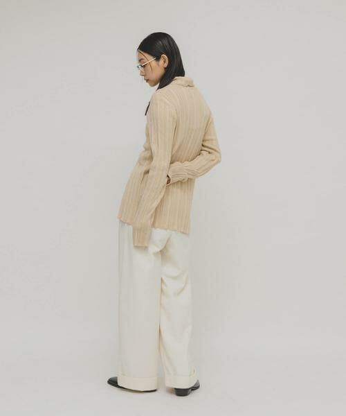 KBF / ケービーエフ ニット・セーター | ボタンアップランダムRIBニット | 詳細25