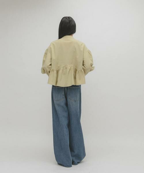 KBF / ケービーエフ シャツ・ブラウス | アシンメトリースイッチングブラウス | 詳細7