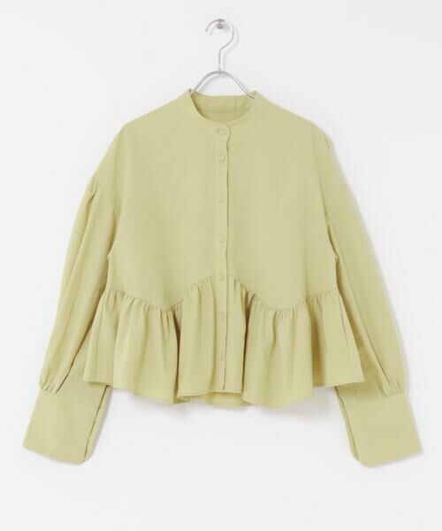 KBF / ケービーエフ シャツ・ブラウス | アシンメトリースイッチングブラウス | 詳細8