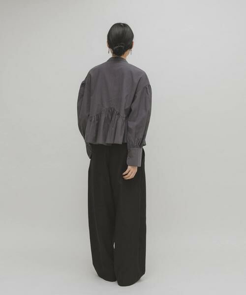 KBF / ケービーエフ シャツ・ブラウス | アシンメトリースイッチングブラウス | 詳細22