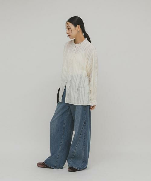 KBF / ケービーエフ シャツ・ブラウス | プチフリルブラウス | 詳細7