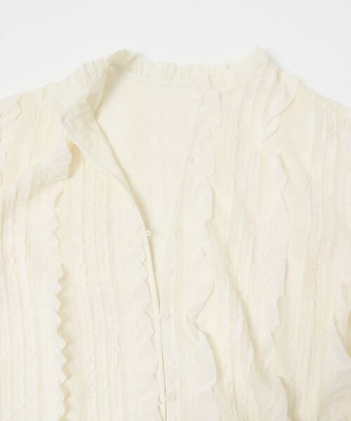KBF / ケービーエフ シャツ・ブラウス | プチフリルブラウス | 詳細9