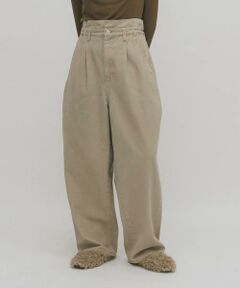 KBF / ケービーエフ その他パンツ | フリルウエストツイルパンツ