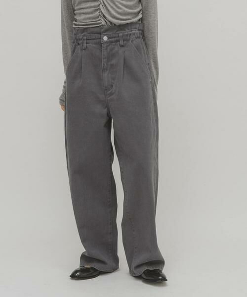 KBF / ケービーエフ その他パンツ | フリルウエストツイルパンツ | 詳細9