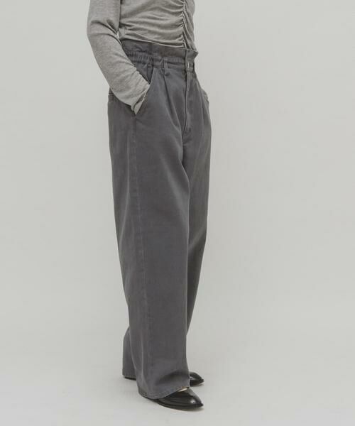 KBF / ケービーエフ その他パンツ | フリルウエストツイルパンツ | 詳細10