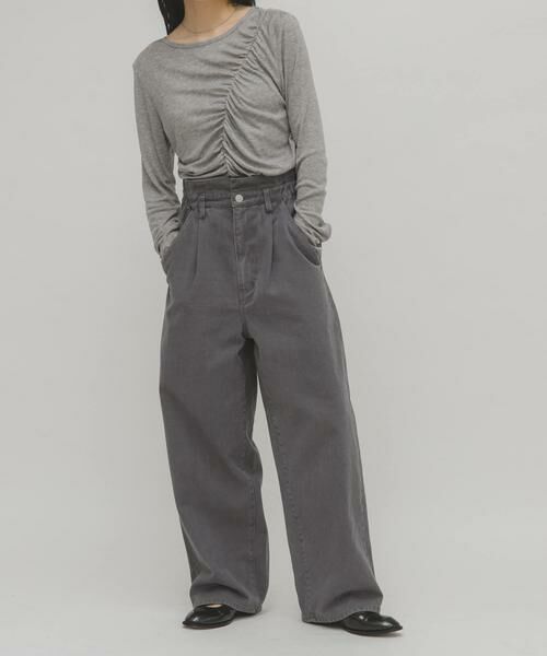 KBF / ケービーエフ その他パンツ | フリルウエストツイルパンツ | 詳細13