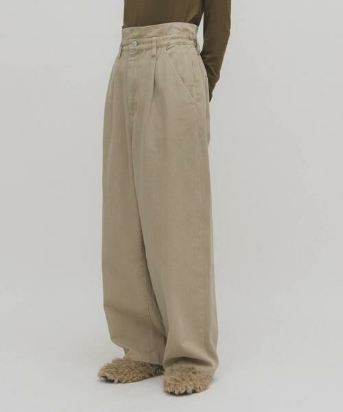 KBF / ケービーエフ その他パンツ | フリルウエストツイルパンツ | 詳細22