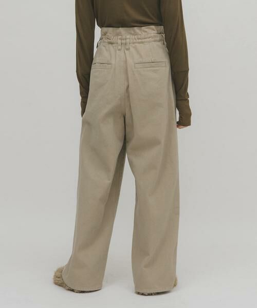 KBF / ケービーエフ その他パンツ | フリルウエストツイルパンツ | 詳細25
