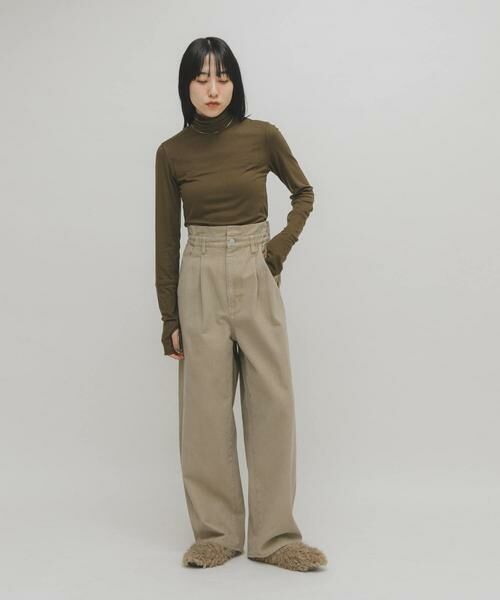 KBF / ケービーエフ その他パンツ | フリルウエストツイルパンツ | 詳細26