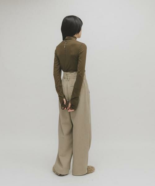 KBF / ケービーエフ その他パンツ | フリルウエストツイルパンツ | 詳細27