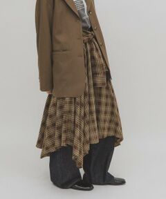 KBF / ケービーエフ スカート | ノットデザインチェックスカート