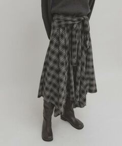 KBF / ケービーエフ スカート | ノットデザインチェックスカート