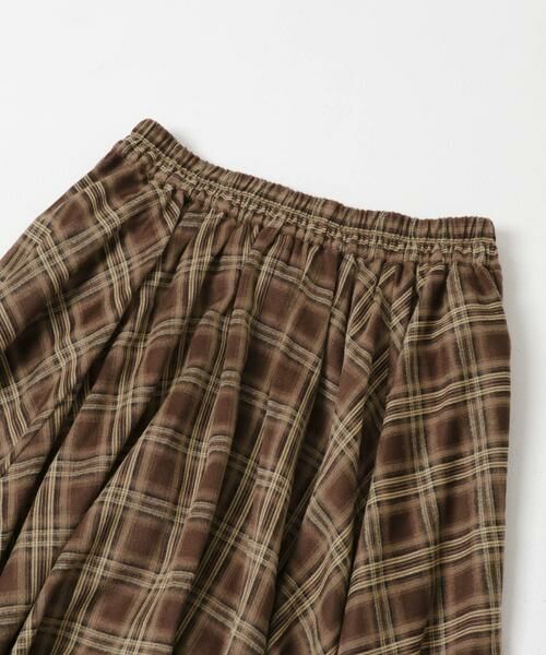 KBF / ケービーエフ スカート | ノットデザインチェックスカート | 詳細11