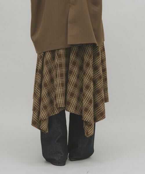 KBF / ケービーエフ スカート | ノットデザインチェックスカート | 詳細3