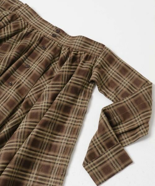 KBF / ケービーエフ スカート | ノットデザインチェックスカート | 詳細8