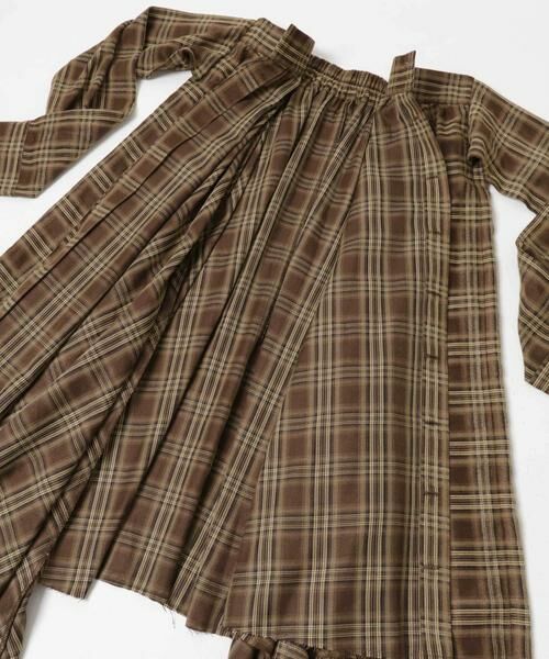 KBF / ケービーエフ スカート | ノットデザインチェックスカート | 詳細9