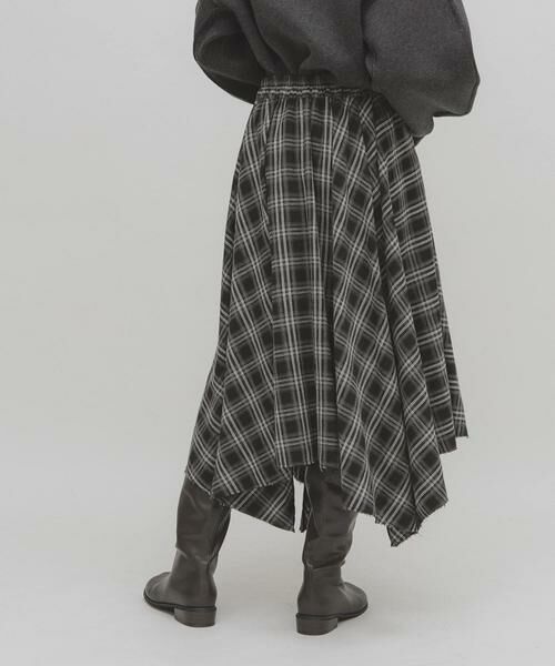 KBF / ケービーエフ スカート | ノットデザインチェックスカート | 詳細17