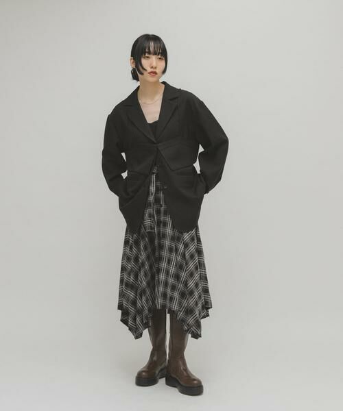 KBF / ケービーエフ スカート | ノットデザインチェックスカート | 詳細19