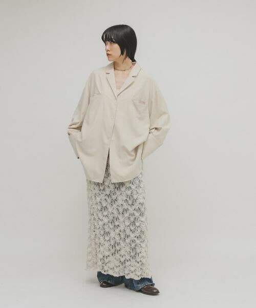 KBF / ケービーエフ スカート | クロシェニットスカート | 詳細4