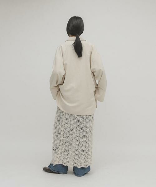 KBF / ケービーエフ スカート | クロシェニットスカート | 詳細5