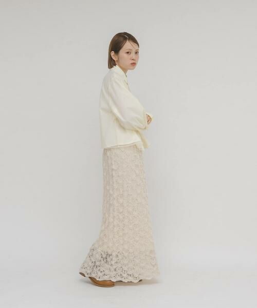 KBF / ケービーエフ スカート | クロシェニットスカート | 詳細7