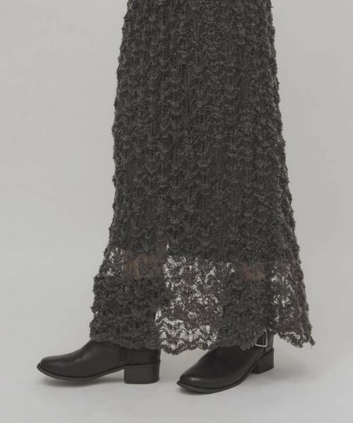 KBF / ケービーエフ スカート | クロシェニットスカート | 詳細11