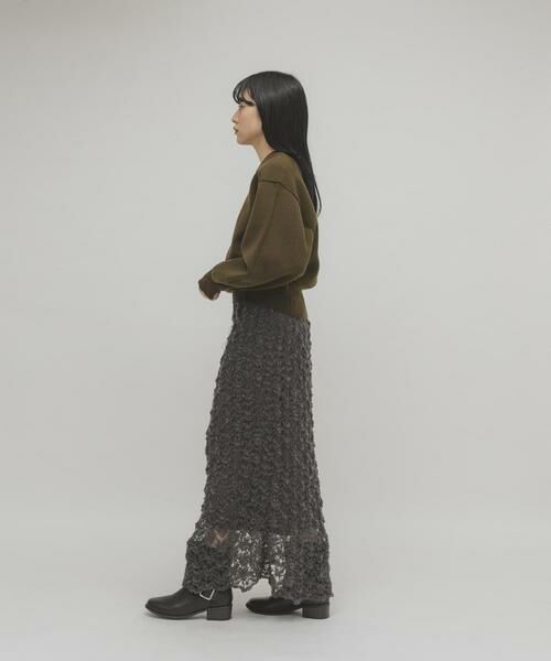 KBF / ケービーエフ スカート | クロシェニットスカート | 詳細16