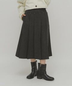 KBF / ケービーエフ スカート | プリーツミディスカート
