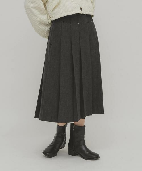 KBF / ケービーエフ スカート | プリーツミディスカート | 詳細13