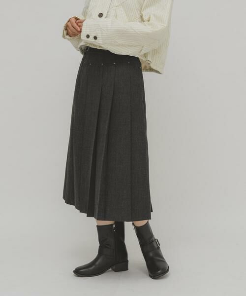 KBF / ケービーエフ スカート | プリーツミディスカート | 詳細14