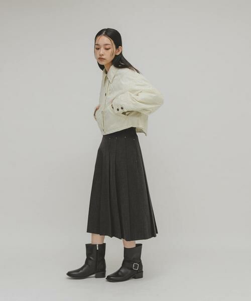 KBF / ケービーエフ スカート | プリーツミディスカート | 詳細18