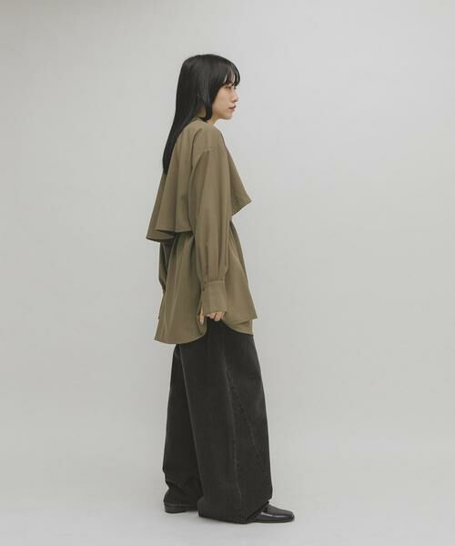 KBF / ケービーエフ ワンピース | レイヤードミニシャツワンピース | 詳細5