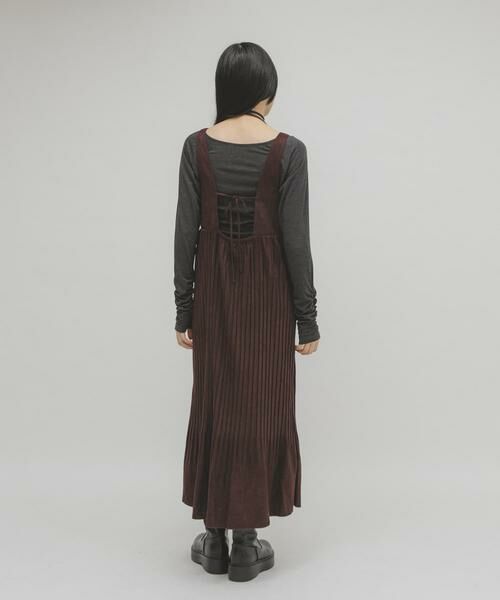 KBF / ケービーエフ ワンピース | ピーチスキンプリーツワンピース | 詳細5