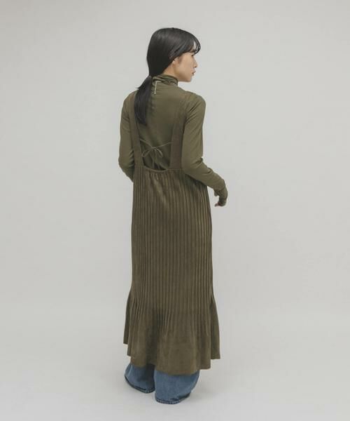 KBF / ケービーエフ ワンピース | ピーチスキンプリーツワンピース | 詳細17