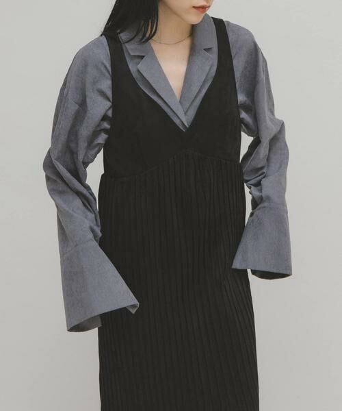 KBF / ケービーエフ ワンピース | ピーチスキンプリーツワンピース | 詳細20