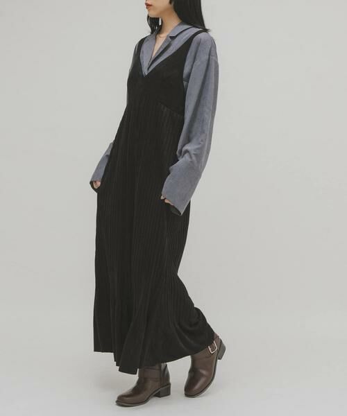 KBF / ケービーエフ ワンピース | ピーチスキンプリーツワンピース | 詳細22