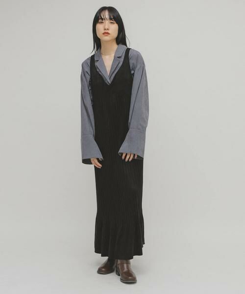 KBF / ケービーエフ ワンピース | ピーチスキンプリーツワンピース | 詳細24