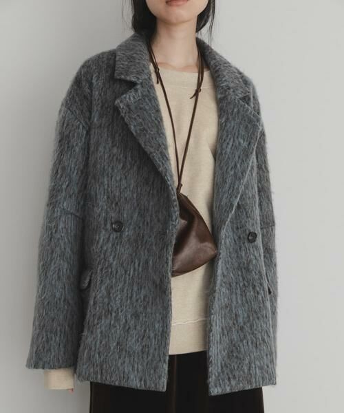 KBF / ケービーエフ その他アウター | シャギーテーラードジャケット | 詳細13