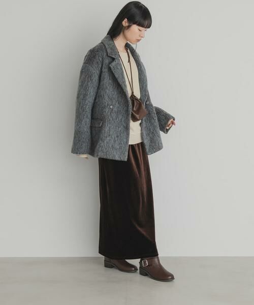 KBF / ケービーエフ その他アウター | シャギーテーラードジャケット | 詳細14