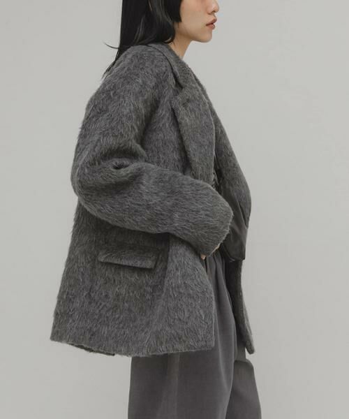 KBF / ケービーエフ その他アウター | シャギーテーラードジャケット | 詳細26