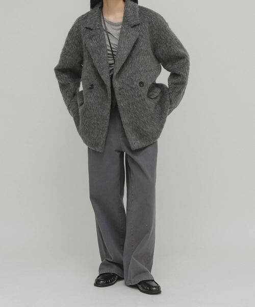 KBF / ケービーエフ その他アウター | シャギーテーラードジャケット | 詳細28