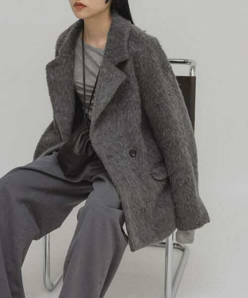 KBF / ケービーエフ その他アウター | シャギーテーラードジャケット | 詳細30