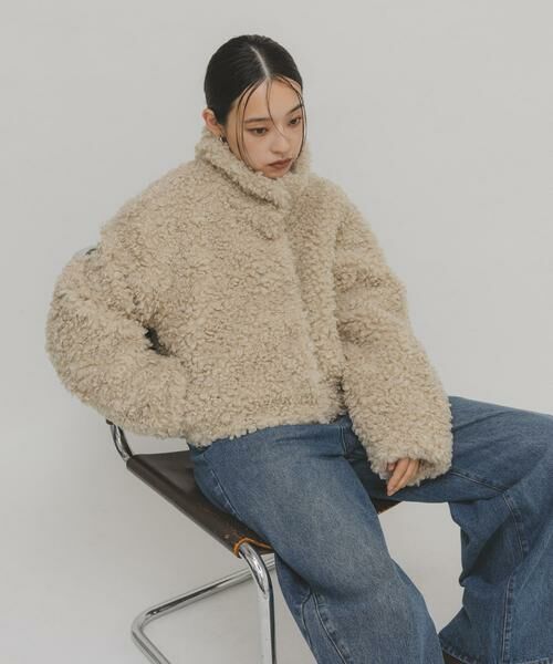 KBF / ケービーエフ その他アウター | フォルムボアジャケット | 詳細10