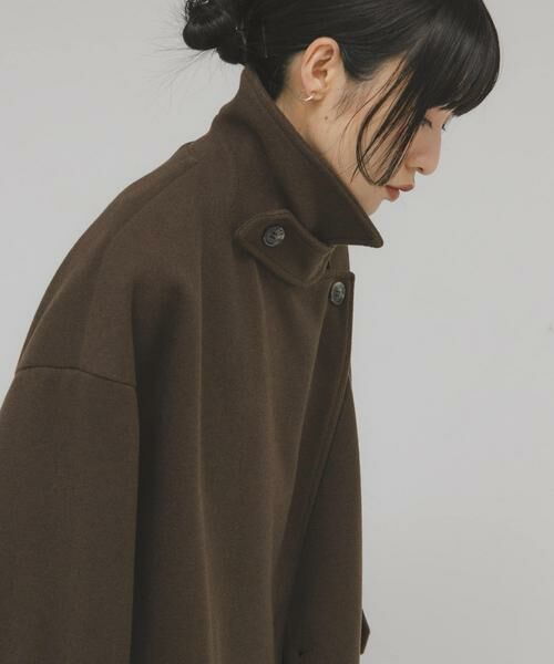 KBF / ケービーエフ その他アウター | BIGカラーミドルコート | 詳細1