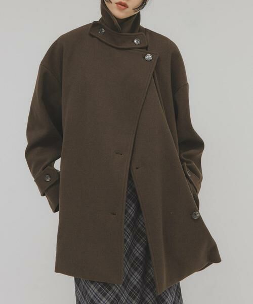 KBF / ケービーエフ その他アウター | BIGカラーミドルコート | 詳細2